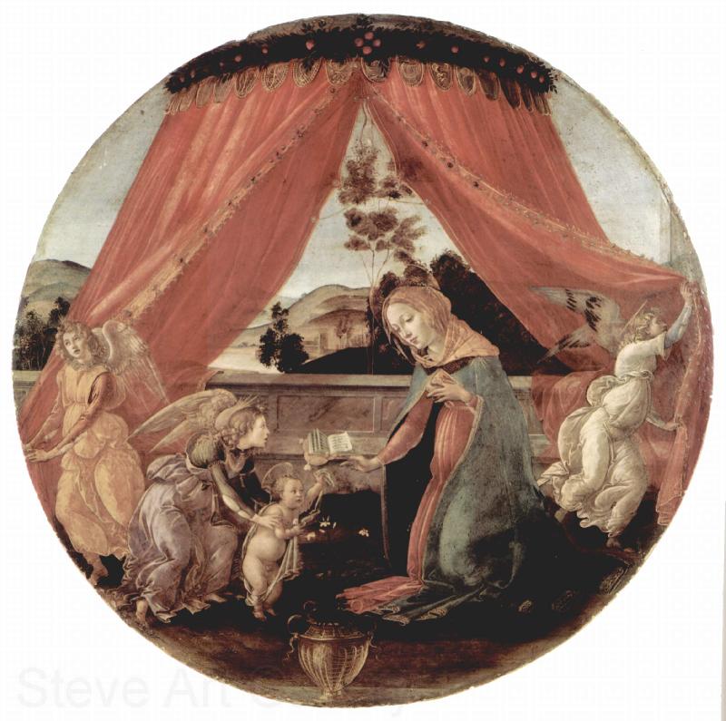 Sandro Botticelli Madonna del Padiglione Norge oil painting art